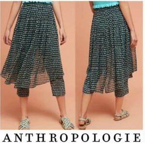 HD in Paris Black and White Pleated Midi Skirt